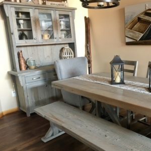 Farmhouse buffet hand crafted in local Manitoba