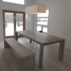 Rustic Modern Comtemporary reclaimed barnwood dining furniture
