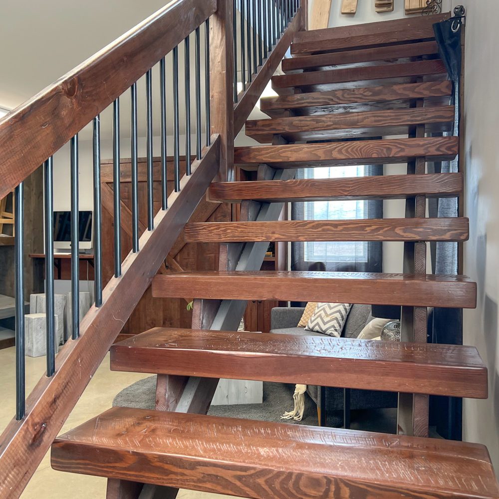 Stair Treads Prairie Barnwood