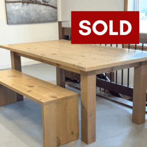 Lancaster Dining Table with Stanley Bench - SOLD