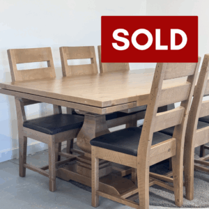 Victoria Dining Table with Aubin Chairs - SOLD